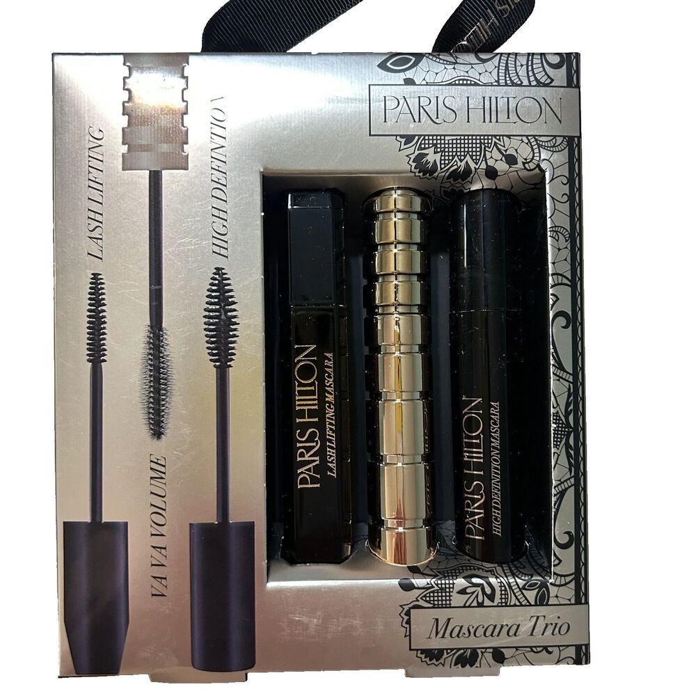 Paris Hilton Mascara Trio - Lengthening / Volumizing / Curling - Full Boxed Set - Picture 2 of 4